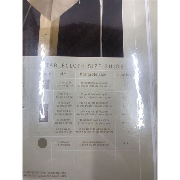 Melody Sage/Green Square Tablecloth 52”x52” VTG New - Picture 15 of 15